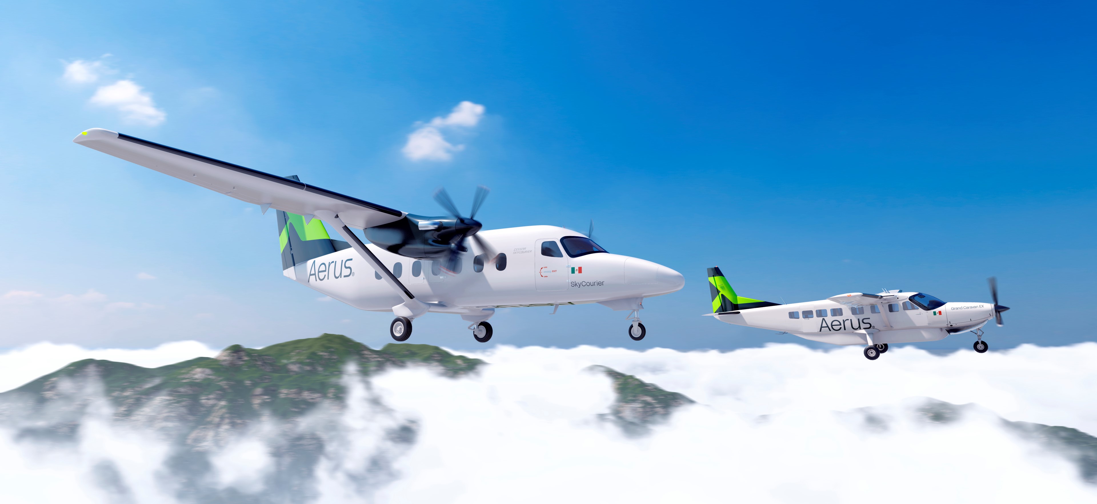 New  Mexican  Regional  Airline  Aerus  To  Launch  Its  Flights  Using  Two  19  Seater  Cessna  SkyCourier  And  Four  Cessna  Grand  Caravan  EX  Turboprops .